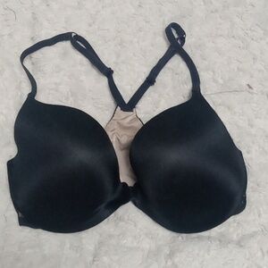 5/$20**34DD Ls Senza black front closure racerback padded bra